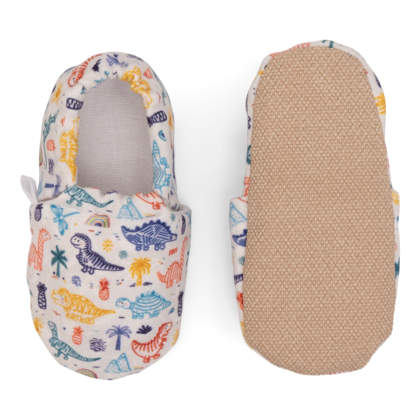 ZUSSEN Antislip Sloffen | Dinoworld Colorful