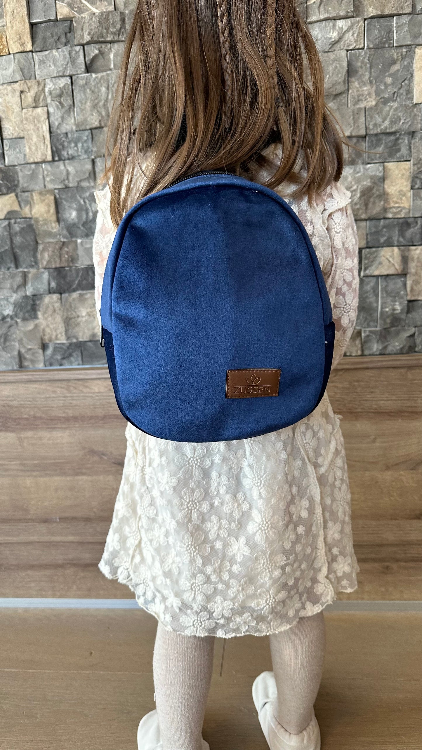 ZUSSEN Rugtas | Velvet Blauw