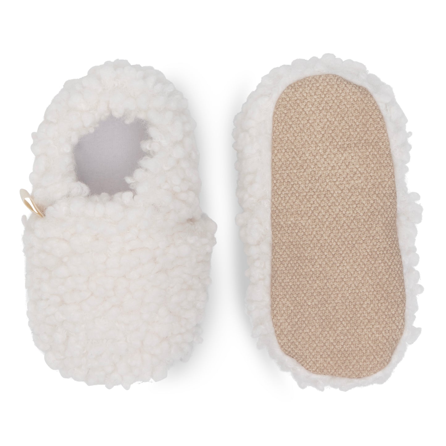 ZUSSEN Antislip Sloffen | Teddy White